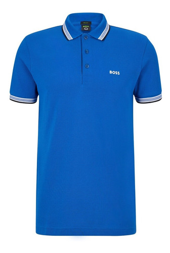 Polo Boss Regular Fit De Algodón Orgánico Con Logo