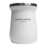 Mate Termico Explorer Acero Inoxidable Clásico 273 Ml Blanco