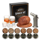 Kit De Ahumador De Whisky Con Antorcha, Chips De Madera De 6