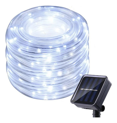 Manguera De Luz Solar Impermeable Con Alambre Hada Led 5mts