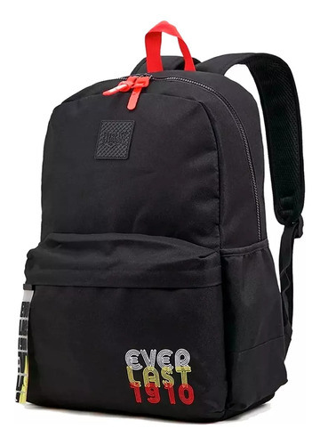 Mochila Everlast Hombre Porta Notebook Mujer Porta Botella