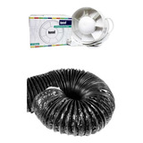 Kit Indoor Extractor 150mm Kasvi + Ducto Black 10m 127mm