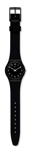 Reloj Swatch Blackway De Hombre Pulsera Color De La Malla Negro Color Del Bisel Negro Color Del Fondo Negro