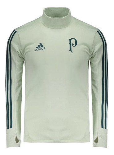 Blusa Camisa Palmeiras Treino Oficial Manga Longa Patrocínio