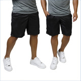 Kit 2 Bermudas Shorts Corta Vento Seca Rápido Corrida Praia