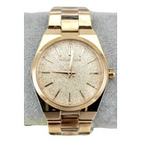 Reloj Michael Kors Channing Oro Rosa Acero Inox Mujer