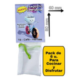 Pack 10 Unid Infusor, Colador, Saquito De Te, Cafe, Hiervas.