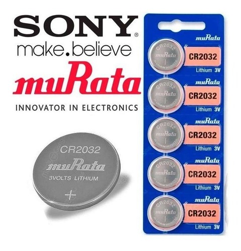 25 Baterias Pilas Litio Tipo Boton Sony(murata) 3v Cr2032. 