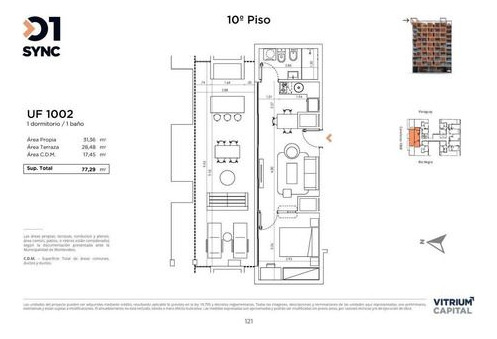 Venta Pent-house Barrio Sur (ref: Tbr-1214) - Imagen 2