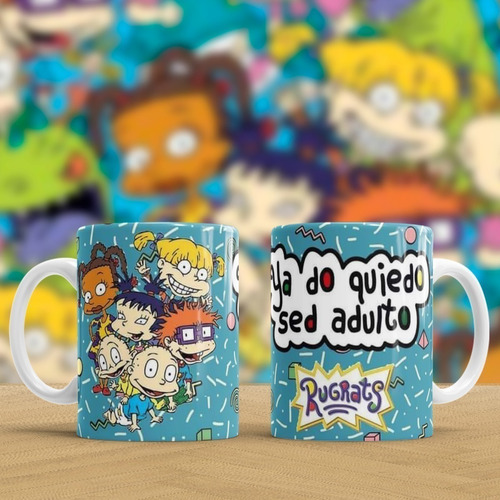 Kit Diseños Plantillas Tazas Rugrats Sublimación M1