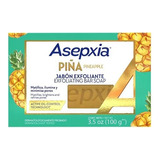 Asepxia Piña Jabón Exfoliante Matifica Reduce Los Poros 100g