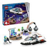 Lego® City Nave Espacial Y Descubrimiento Del Asteroide Juguete De Construcción Incluye 2 Minifiguras De Tripulantes Espaciales Y Una Figura De Un Extraterrestre 60429