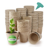  Macetas Biodegradables Para Plantas De Semillero Macetas D