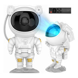 Lámpara Astronauta Proyector Luz Led Estrellas Galaxia Color De La Estructura Blanco Color De La Pantalla Negro