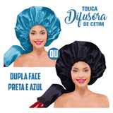 Touca De Cetim Difusora Promoção Preta Ou Rosa 2 Unidade