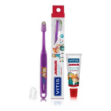 Vitis Junior Pack Cepillo Dental + Gel Dental 15g Niños 6+