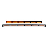 Barra Led Cob Estroboscopica 6 Mds Ambar 7p 9 Ds