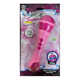 Micrófono Infantil Karaoke Luz Y Sonido 21 Cm Juego Juguete