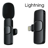 Microfone De Lapela Sem Fio Para iPhone iPad Lightning