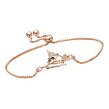 Ensianth Pulsera De Colibrí De Oro Rosa Joyería De Pájaro De