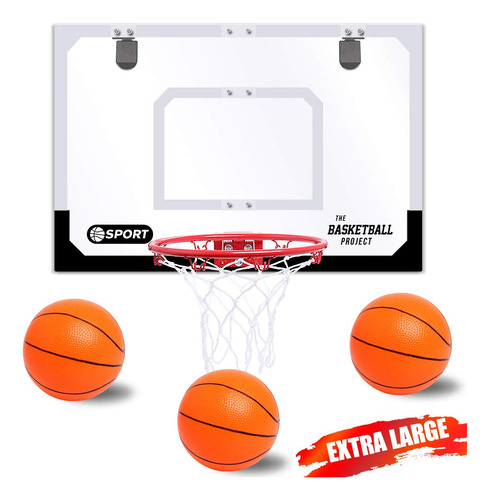 Juego De Aro De Baloncesto Para Ninos, Extra Grande De 24 X