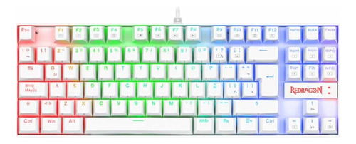 Teclado Reddragon Kumara K552 White Switches Otemu Blue