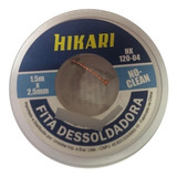 Fita Dessoldadora Hikari Malha Hk120 1,5m X 2,5mm 