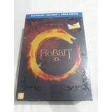 Box Blu-ray 3d+cópia Digital  A Trilogia Hobbit 12 Discos C1