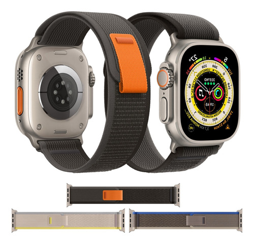 Pulseira Trail Trilha Ultra Loop Nylon Para Apple Watch