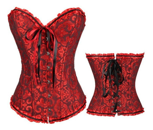 Cinturón Columbia Faja Corsette Victoriano Corset Bordado