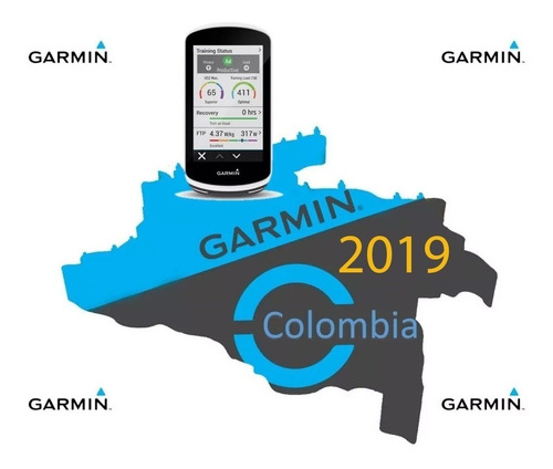 Mapa Garmin Colombia 2019 Bicicleta Edge Servicio Instalacio