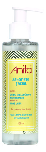 Sabonete Facial Niacinamida Ácido Hialuronico Anita 150ml