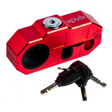 Candado Manillar Para Moto Kovix Con Alarma 120db Khl-r 10mm