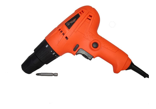 Taladro Atornillador Electrico Toyaki 350w 10mm Color Naranja Oscuro Frecuencia 1 Mhz