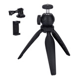 Mini Camera TriPod With Phone Holder & Gopro Mount,360° Ball