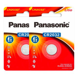 2 Baterias Cr2032 Panasonic