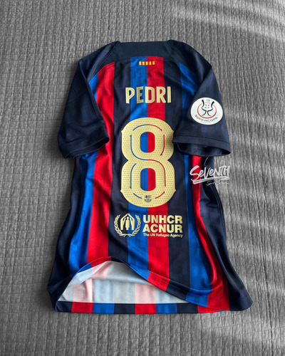 Barcelona 2023 Final Super Copa España Pedri Jersey Oficial