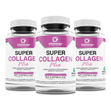 Colágeno Hidrolizado Plus + Zinc Magnesio Vitamina E Pack X3