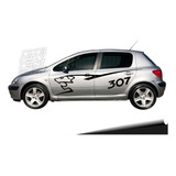 Calco Decoracion Peugeot 307 Rally Precio Por Lado