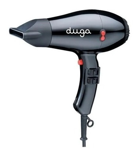 Duga Secador  De Pelo Profesional 3000 2000w Negro D 6611