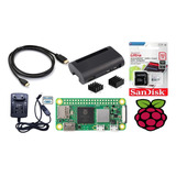 Kit Raspberry Pi Zero 2w 2 W, Sd 32gb, Fonte,case,cabo,dissi