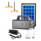 Conjunto Emergencia Energia Solar Lampadas Bivolt Ld1003