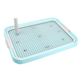 Caja De Arena Para Perros Orinal Orinal Suministros Azul