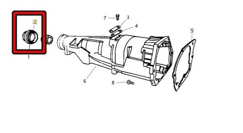 Reten Trasero Caja Automatica Jeep Liberty Grand Cherokee Foto 4