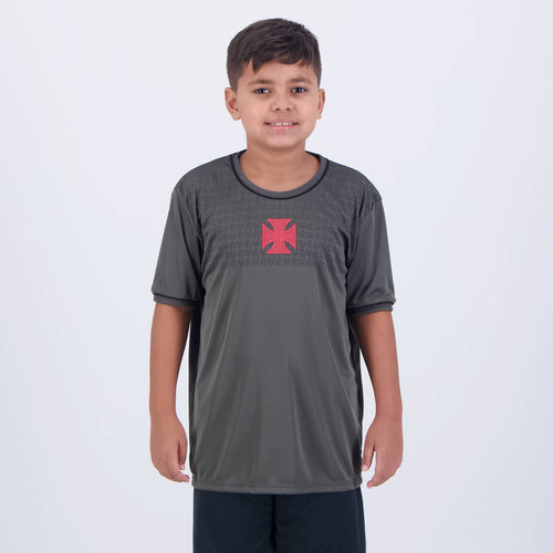 Camisa Vasco Laconic Infantil Cinza Escuro