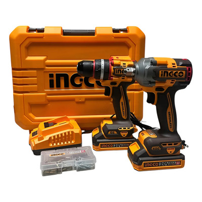 Taladro + Llave De Imp 20v C\u002F2 Bat Y Carga Ingco Uckli20275 | Envío gratis