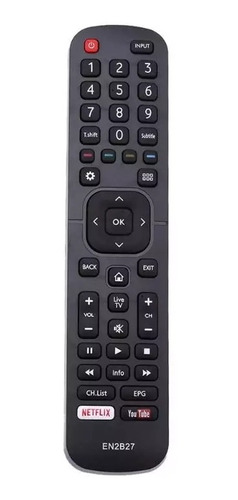 Control Remoto Para Tv Hisense Funda+pilas