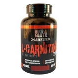 L Carnitine +  Tartarato King Earth 120 Caps 500mg Sabor Sem Sabor