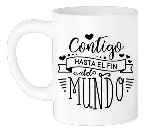 Taza Ceramica Personalizada Parejas San Valentin Mod 02