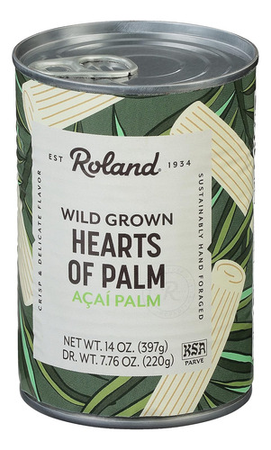 Roland Corazones De Palma, Premium, 354 Ml (pack De 4)